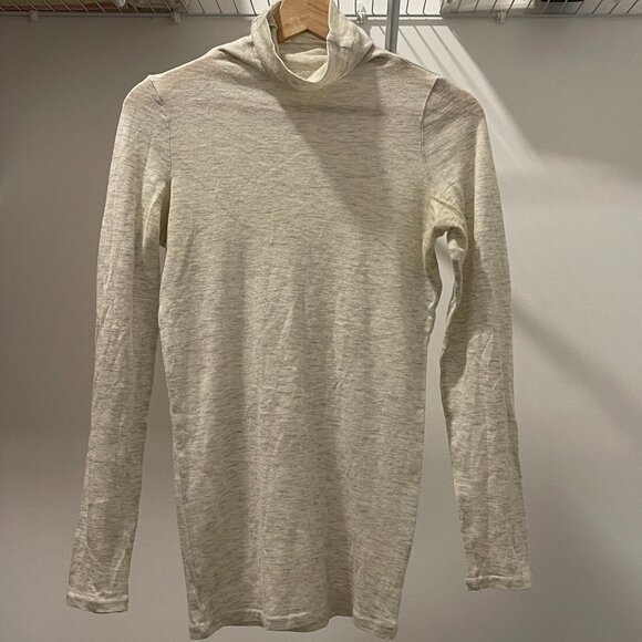 Club Monaco Turtle Neck Wool Sweater - Beige - Picture 1 of 3